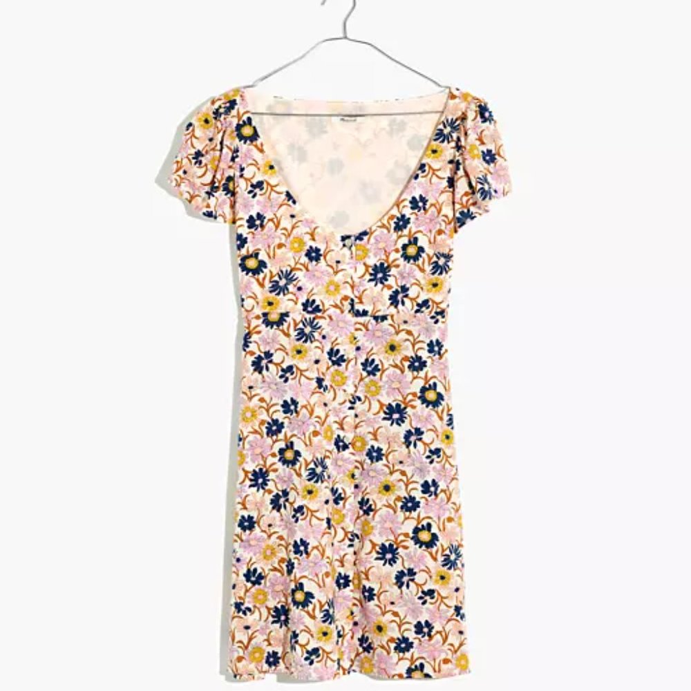 Madewell floral dress, size 00